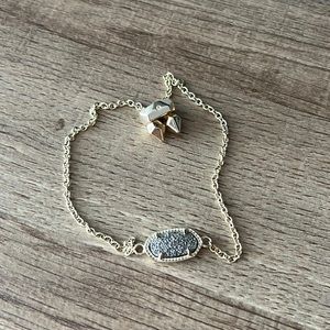 Gray Drusy Bracelet